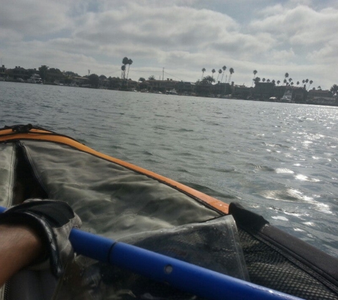 Kayaks on the Water - Long Beach, CA