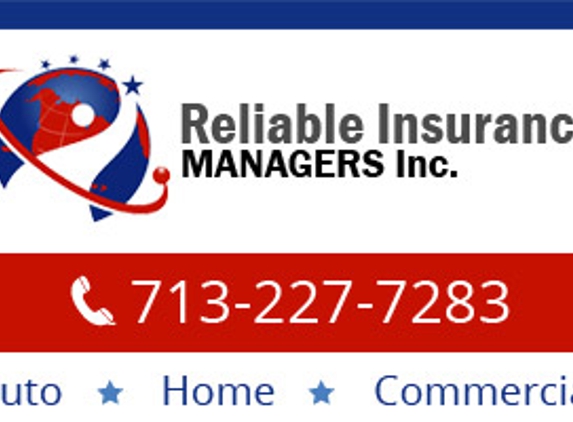 Reliable Insurance Managers, Inc. - Katy, TX. Business Card