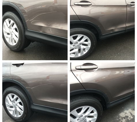 Three Rivers Dent - Pleasant Hills, PA. Before and after pictures CRV rear door