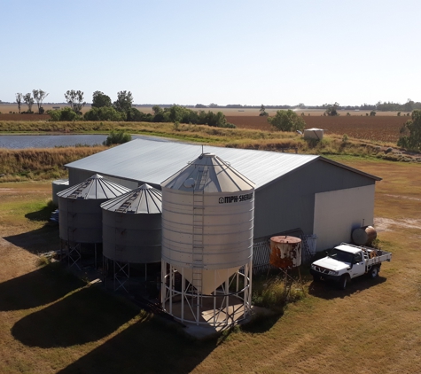 Dalby Plumbing & Roofing - Dalby, QLD. Commercial Roofing from above