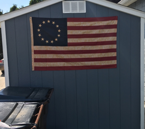 Grounds for Pleasure Coffee House - Tipp City, OH. Old glory