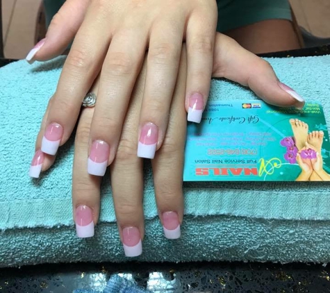 A-Nail S - Thomaston, GA. Pink and White Sns