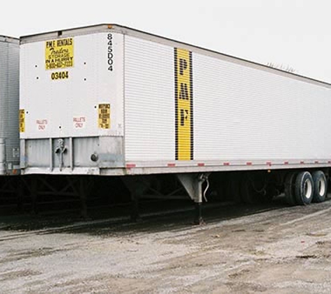 PMF Rentals - Youngstown, OH. Dock Height Storage Trailers are available in various lengths