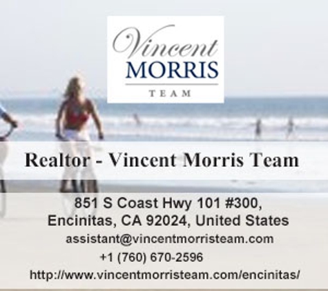 Realtor - Vincent Morris Team - Encinitas, CA