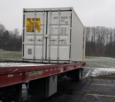 PMF Rentals - Canton, OH. Tilting roll deck trailers make delivery where you need it