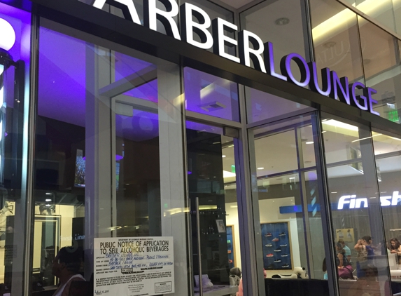 Barbers Lounge - Culver City, CA. Mall sign
