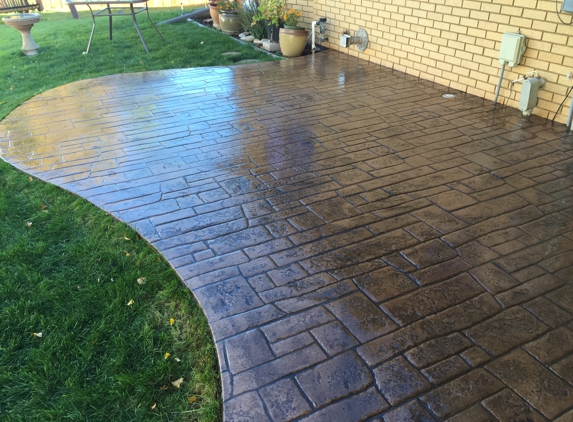 Canyon Concrete Corp. Stamped patio