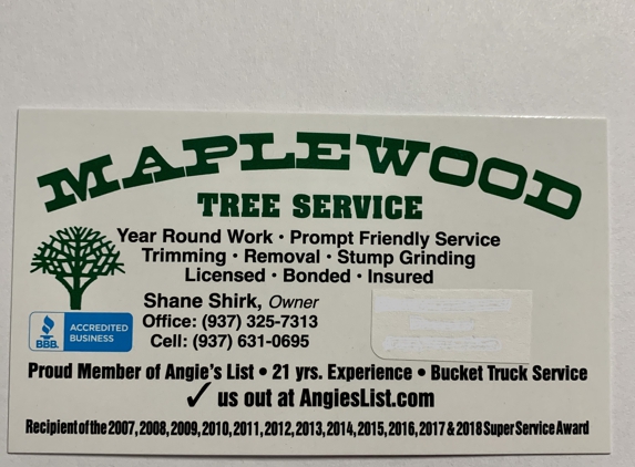 Maplewood Tree Service - Columbus, OH
