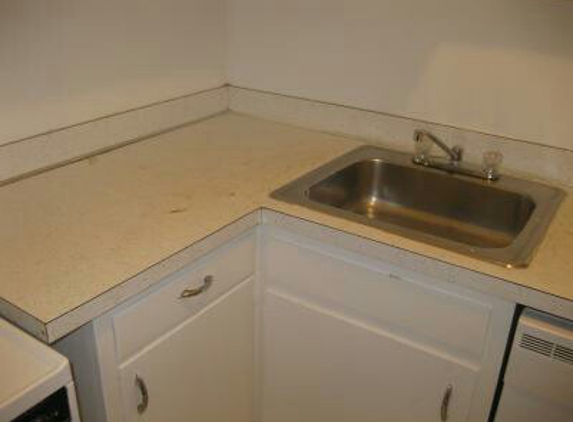 Aiy Properties - Lakewood, OH. The Adriana in  Lakewood they are suppose to replace this countertop before I moved in.