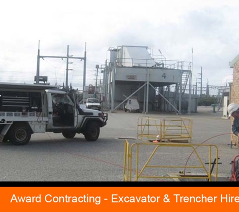 Award Contracting - Malaga, WA. Award Contracting - Excavator & Trencher Hire
