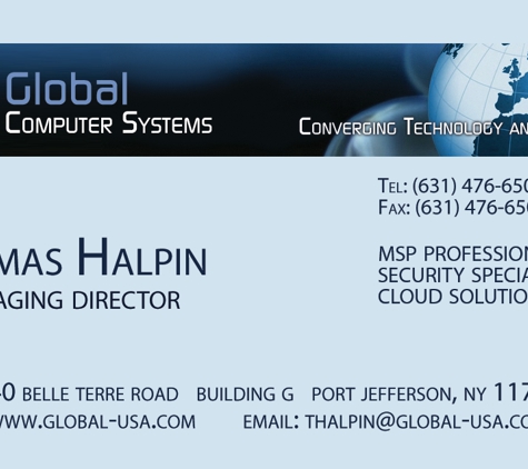 Global Computer Systems - Port Jefferson, NY. IT Services for your Business