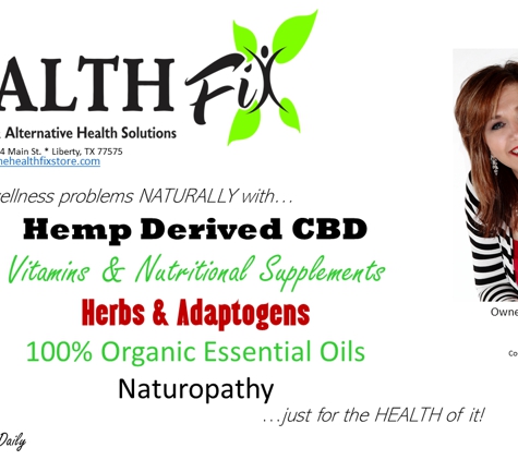 Carol Bond Health Foods - Liberty, TX. Vitamins, Herbs, Essential Oils, Hemp, Naturopathy