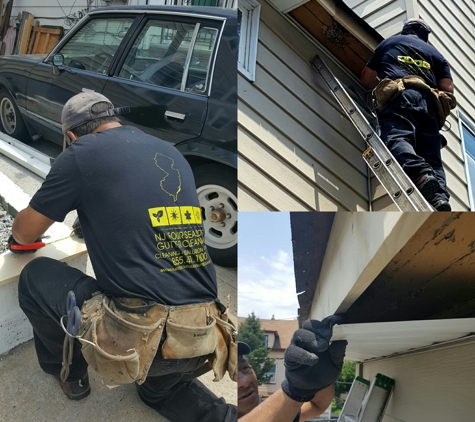 NJ Four Seasons Gutter Cleaning - Paterson, NJ. Fascial wood, fascial cap, soffit, and gutter install in Paterson, NJ