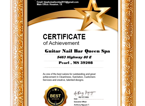 Guitar Nails Bar & Queen Spa - Pearl, MS