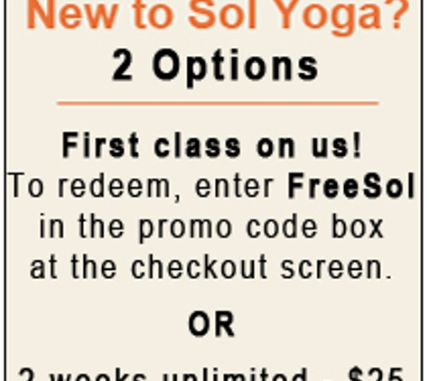 Sol Yoga Studio - Conshohocken, PA