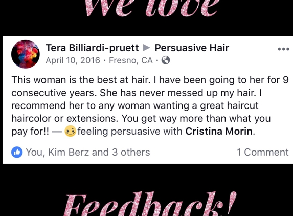 Persuasive Hair - Fresno, CA