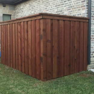 JM Fences - North Richland Hills, TX. Swimming pool equipment enclosure