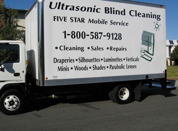 Ultrasonic Blind Cleaning Five Star Mobile Services