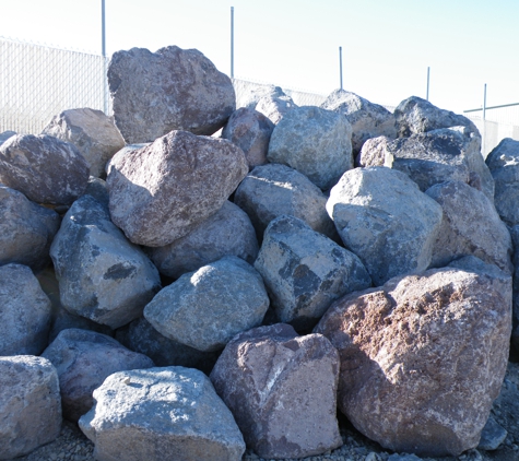 Arrow Rock & Stone - West Jordan, UT. Gray Granite Boulders