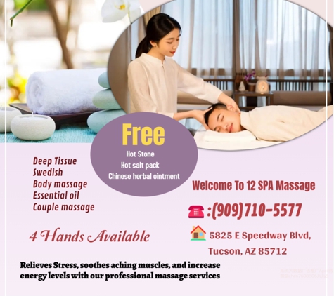 12 SPA Massage - Tucson, AZ