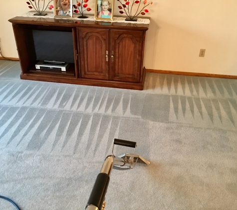 Carpet Clean Fargo - Moorhead, MN. Cleaning a sea of blue :)