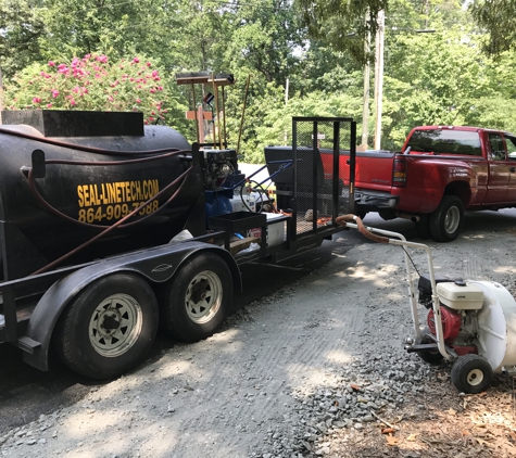 Seal-Line Techniques LLC. - Anderson, SC. Gravel berm added