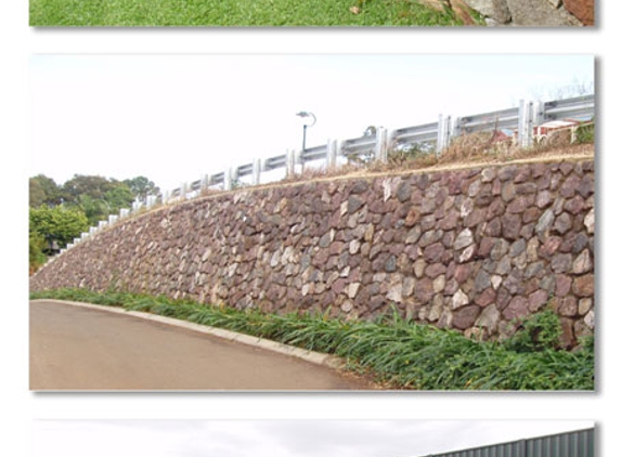 Mason Stonescapes - Eumundi, QLD. Retaining Wall