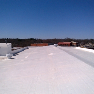 Summit Green Solutions - Augusta, GA. EPDM Roof after Silicone Coating