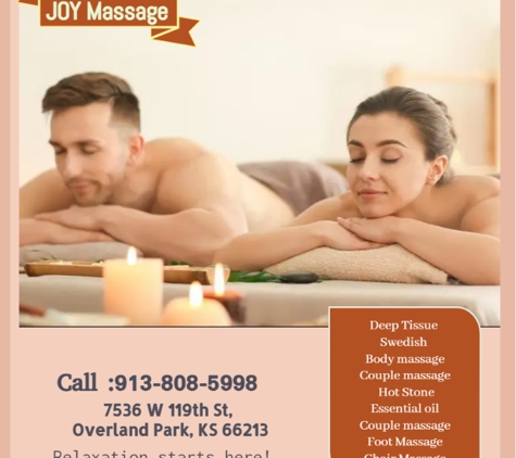 JOY Massage - Overland Park, KS