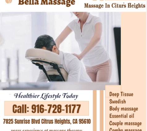 Bella Massage - Citrus Heights, CA