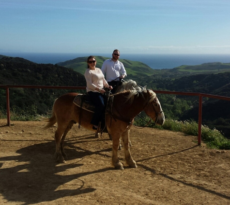 Circle Bar B Guest Ranch - Goleta, CA. Beautiful views from the peak of our ride.