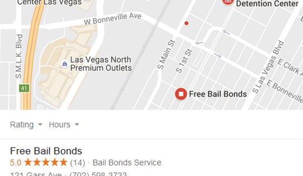 Free Bail Bonds Las Vegas - Las Vegas, NV. Free Bail Bonds is close to the Clark County Detention Center in Las Vegas