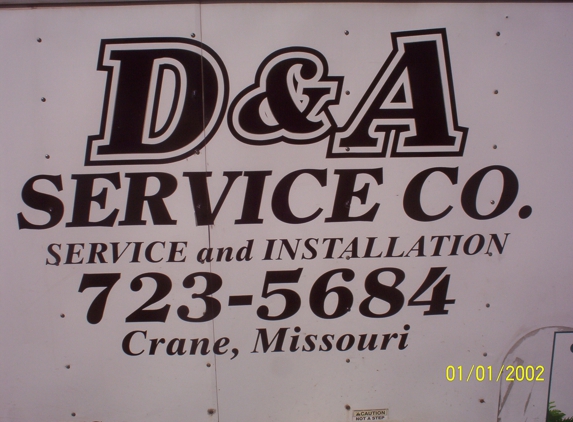 D & A Service - Crane, MO