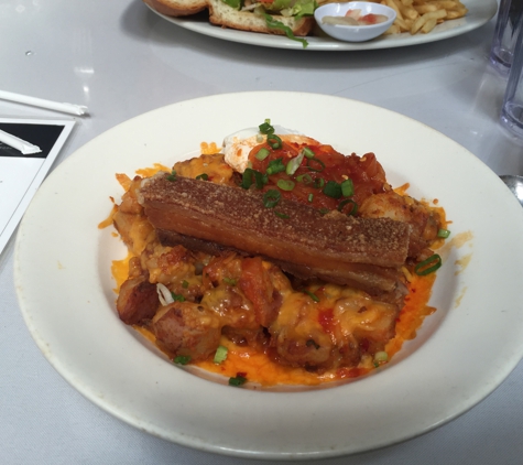Brenda's French Soul Food - San Francisco, CA. Pork belly on hash