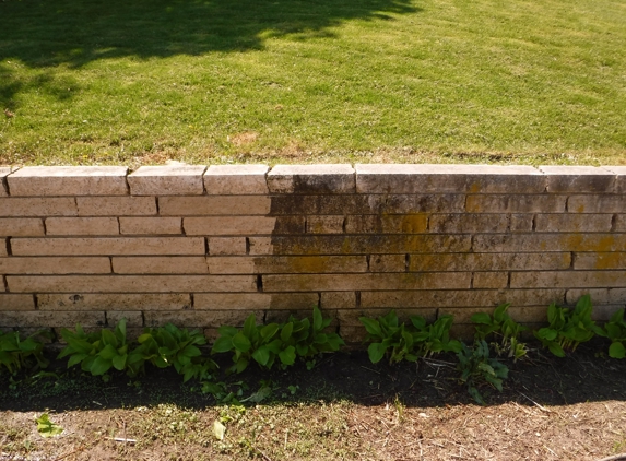 RDP Clean - Saint Charles, MN. Limestone retaining wall