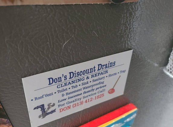 Don's Discount Sewer & Drain - Redford, MI