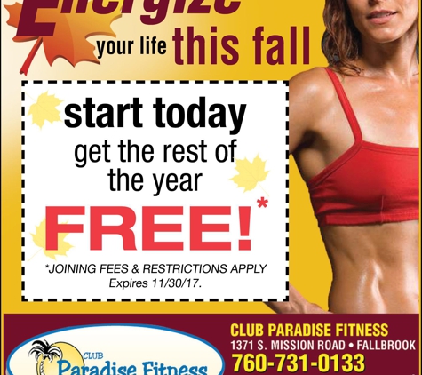 Club Paradise Fitness - Fallbrook, CA