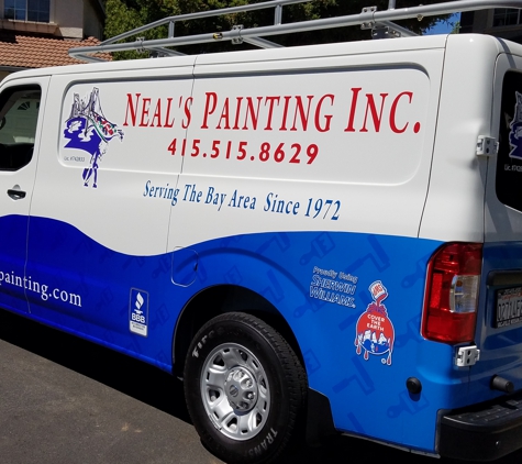 Neals painting - Fairfield, CA. Company Van