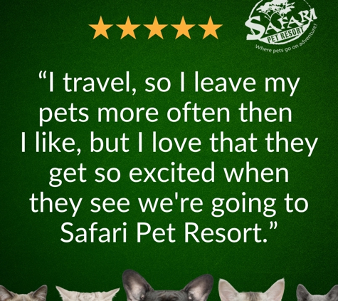 Safari Pet Resort - Murfreesboro, TN. PAW-sitive Reviews