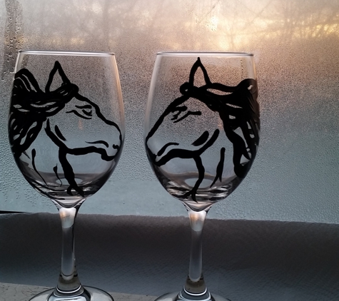 Five Sons Winery & RG Brewery - Brockport, NY. Horses