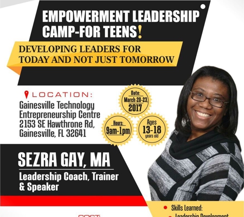 Sezra Gay - Gainesville, FL. Leadership Camp for Teems