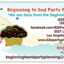 Beginning to End Party Planning - Party Planning