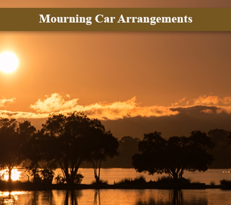 McKee Family Funerals - Craigie, WA. Mourning Car Arrangements