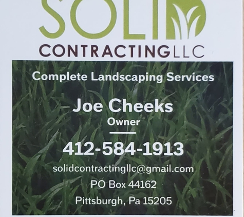 Solid Contracting LLC - Pittsburgh, PA