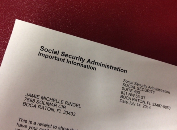 U.S. Social Security Administration - Boca Raton, FL