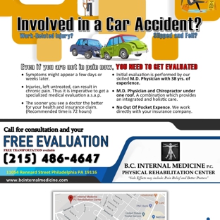 Philly Injury Doctors - Philadelphia, PA. Free post Accident Evaluation