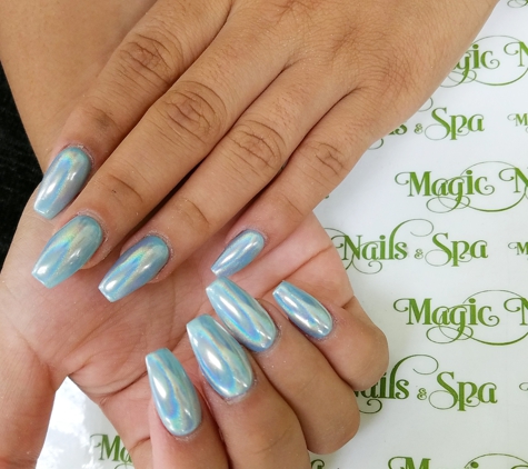 Magic Nail and Spa - Indio, CA. Chrome nails #magicnailsandspaindio #magicnailsandspa