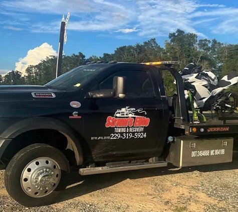 Strums Elite Towing & Recovery - Albany, GA. Motorcycle Towing