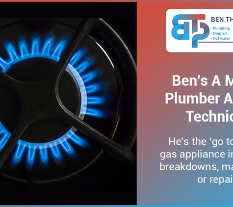 Ben The Plumber - West Lakes, SA. Ben’s A Master Plumber And Gas Technician
