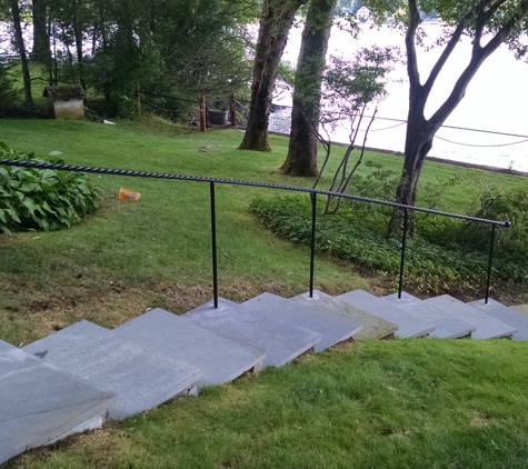 Tom's ornamental iron works - Brookfield, CT. Wrought iron "rope"